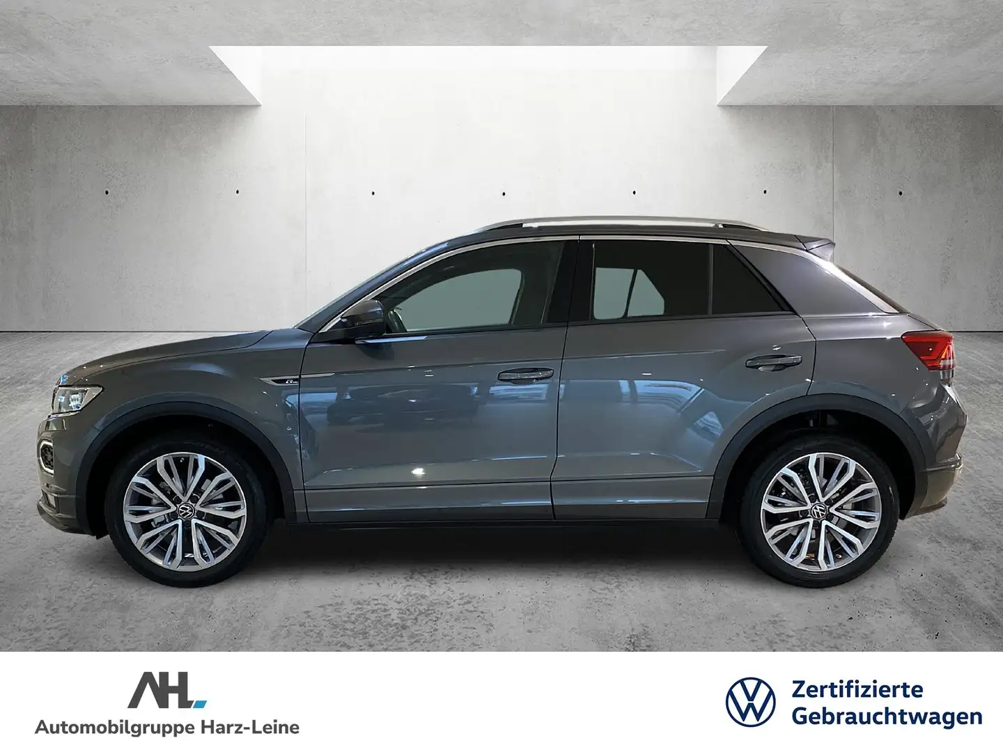 Volkswagen T-Roc 1.5 TSI Sport DSG AHK ACC LED Navi RFK Silber - 2