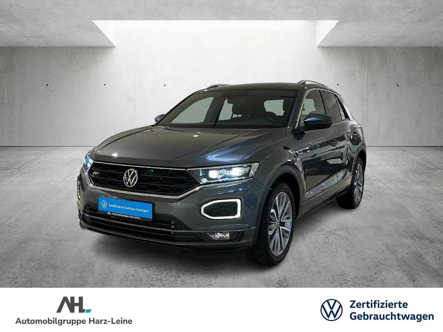 Volkswagen T-Roc 1.5 TSI Sport DSG AHK ACC LED Navi RFK Silber - 1