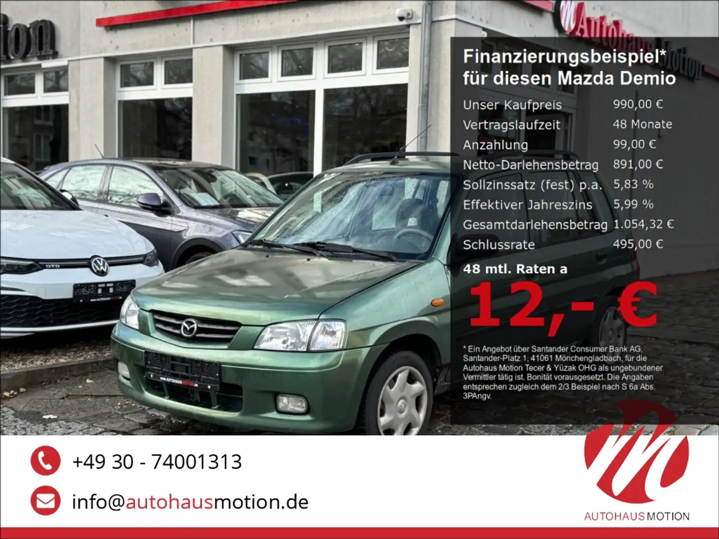 Mazda Demio 1.5 Exclusive Aut. Klima efh ZV Vert - 1