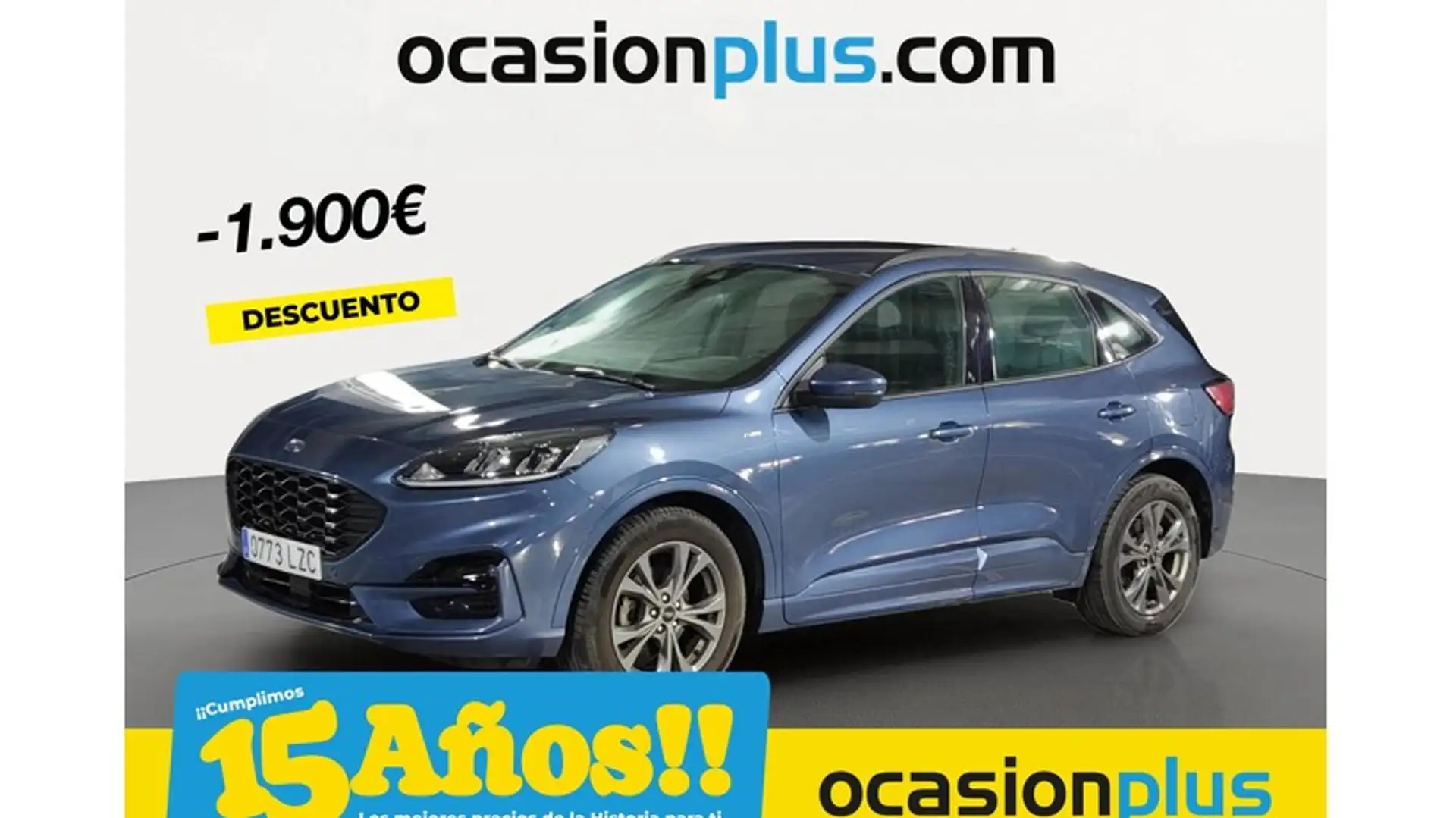 Ford Kuga 1.5 EcoBlue ST-Line FWD 120 Aut. Bleu - 1