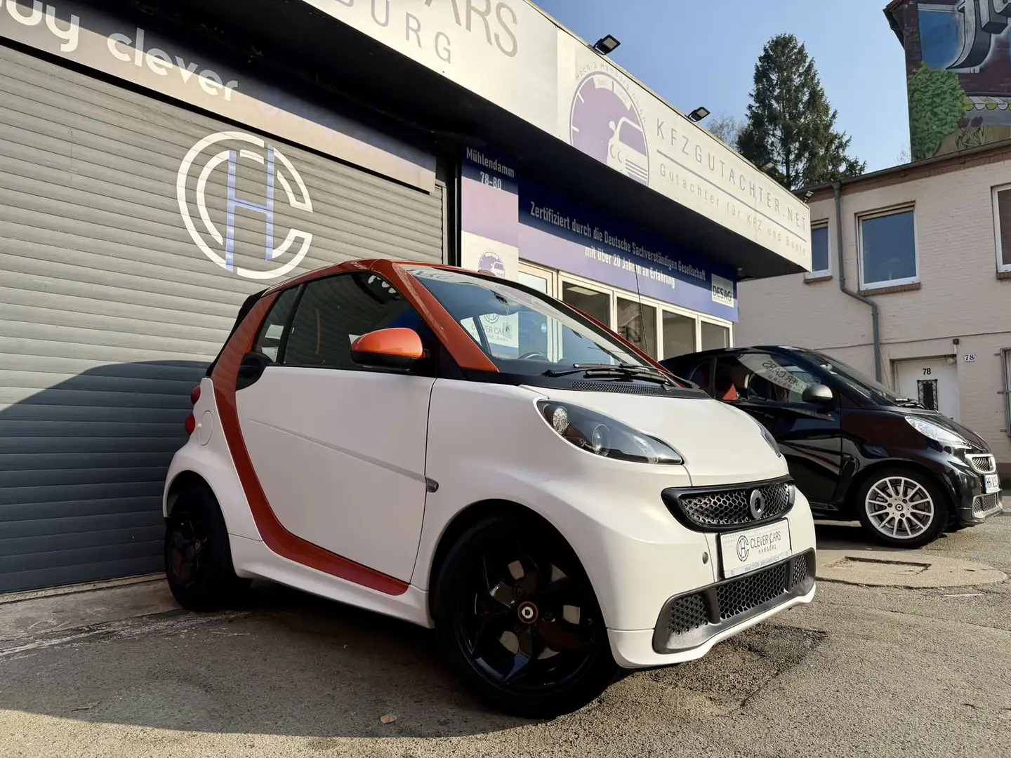 smart forTwo CABRIO*SONDERMODELL*FLASH LIGHT*PERLMUTT Blanc - 1
