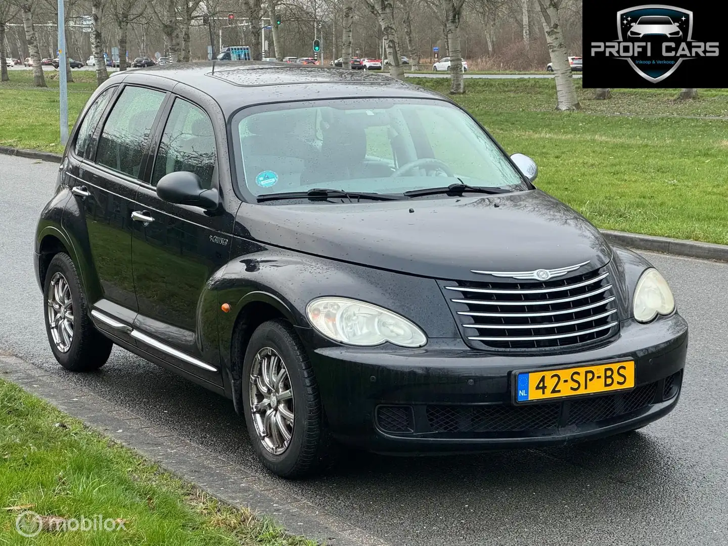 Chrysler PT Cruiser 2.4i Opendak Leer Airco Schwarz - 1