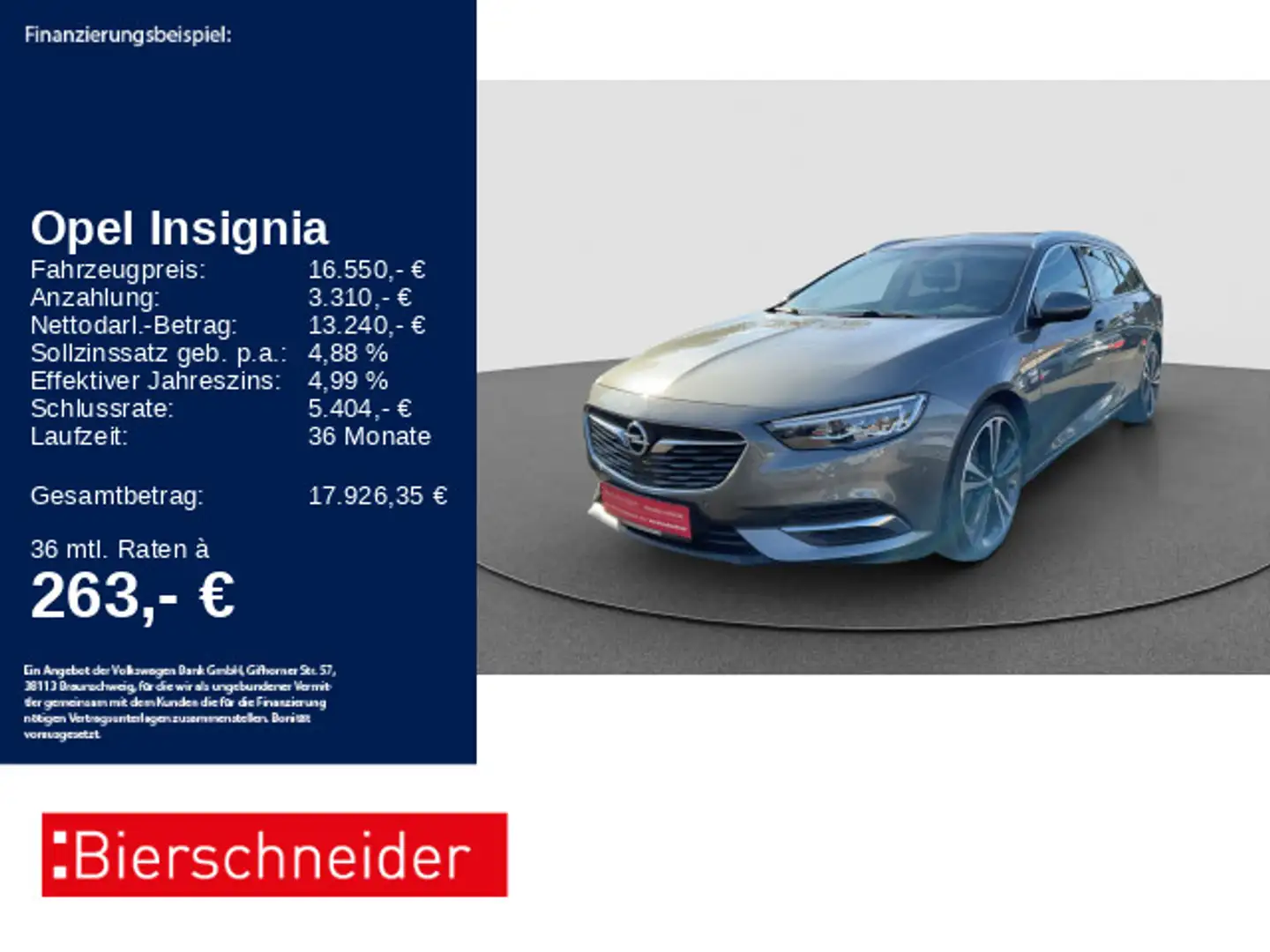 Opel Insignia B Sports Tourer Innovation 4x4 AHK 360° Argent - 1