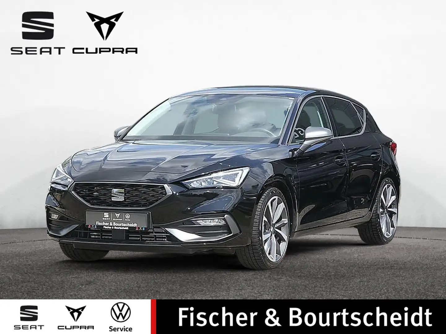 SEAT Leon 1.5 TSI FR DSG NAVI LED ACC FRONT ASSIST Schwarz - 1