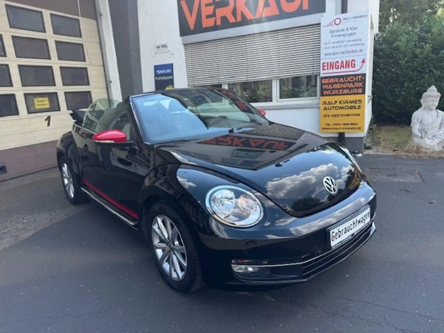 Volkswagen Beetle Cabriolet 1.2 TSI Club Navi PDC Alu 17 Zoll Klima Schwarz - 1
