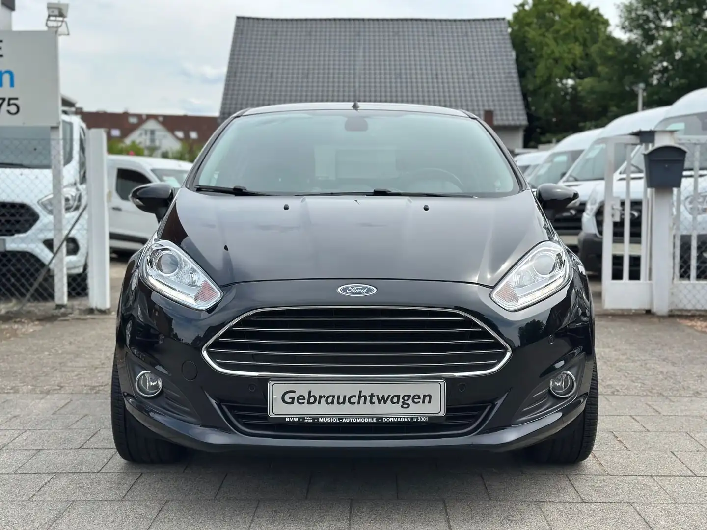 Ford Fiesta Titanium 1.6 TI-VCT *AUTOMATIK*1.Hand*PDC Negro - 2