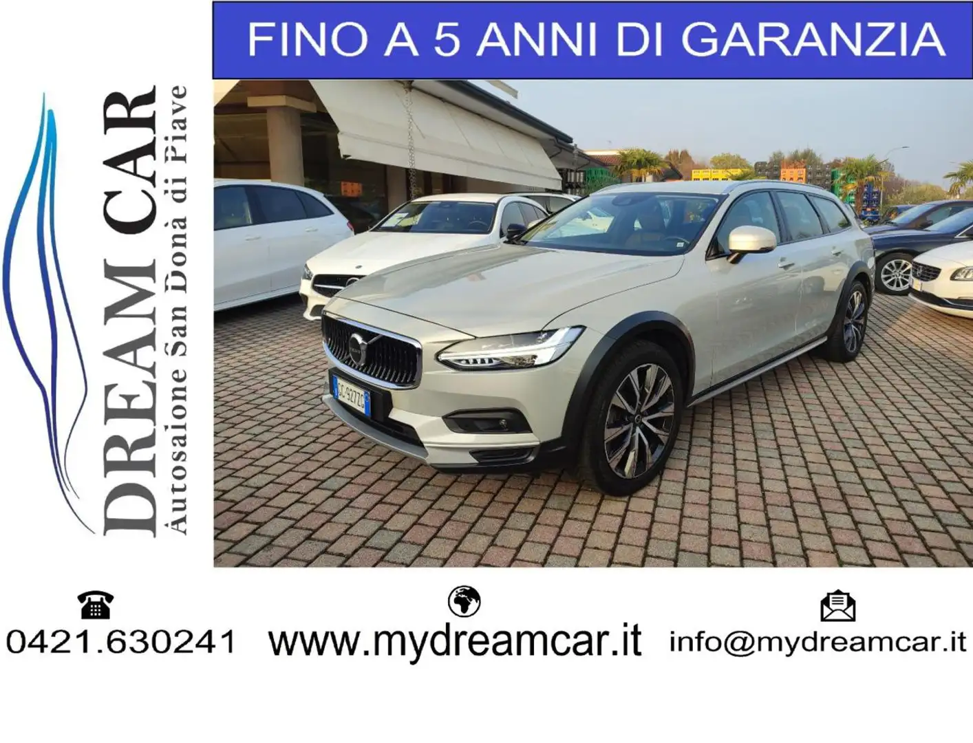 Volvo V90 Cross Country B4 (d) AWD 197CV Geartronic Business Pro Grigio - 1