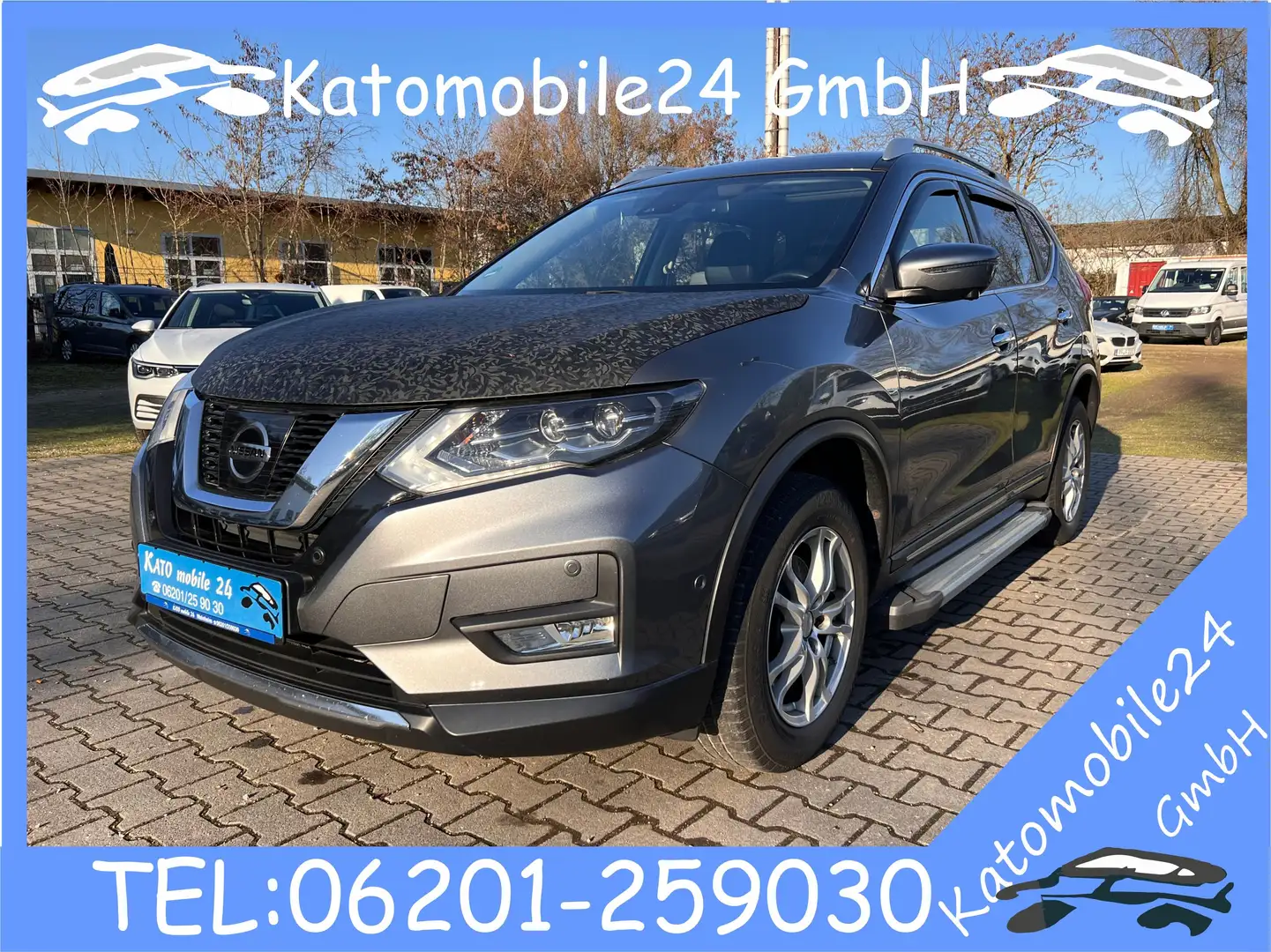 Nissan X-Trail Tekna Leder Navi LED Panorama SHZ Kamera ... Gris - 1