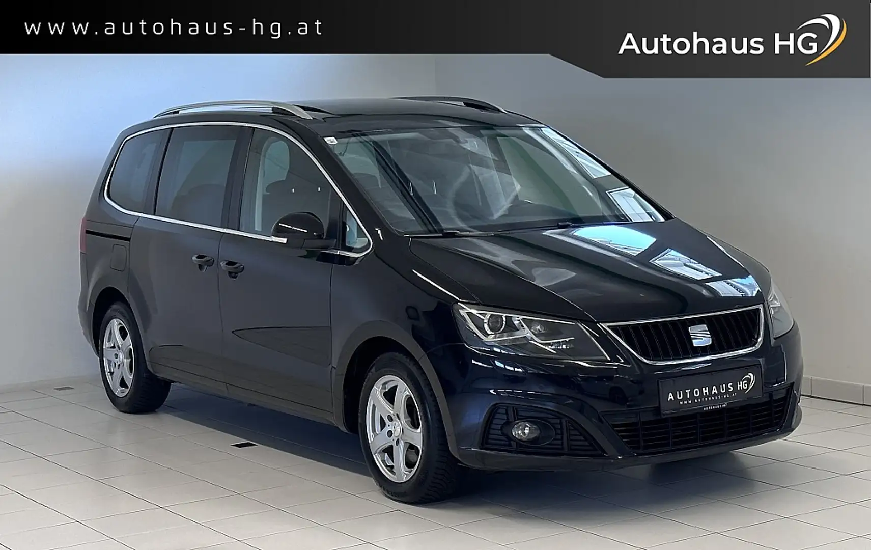 SEAT Alhambra Style 2,0 TDI CR Sport-&-Style*1.BESITZ*7-SITZE... Schwarz - 1