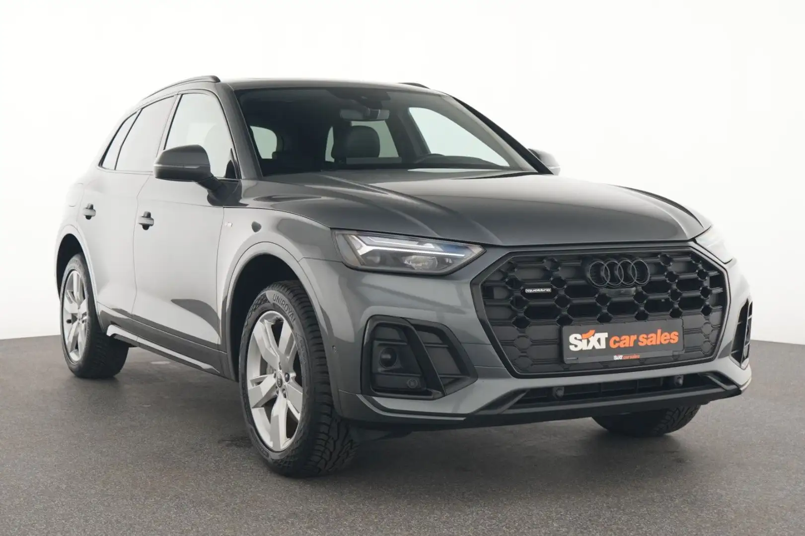 Audi Q5 40 TDI quattro S line|LEDer|HUD|PANO|ACC|AHK Grau - 1