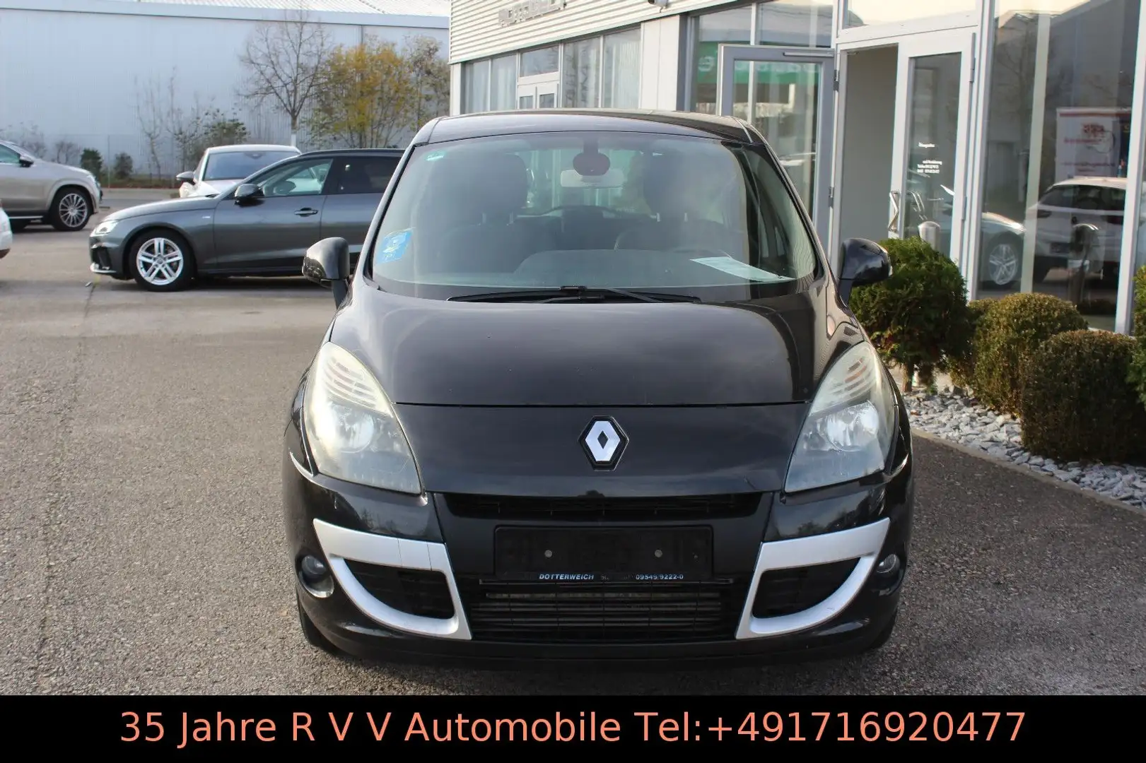 Renault Scenic III Dynamique, 1.Hand, TÜV neu Noir - 2