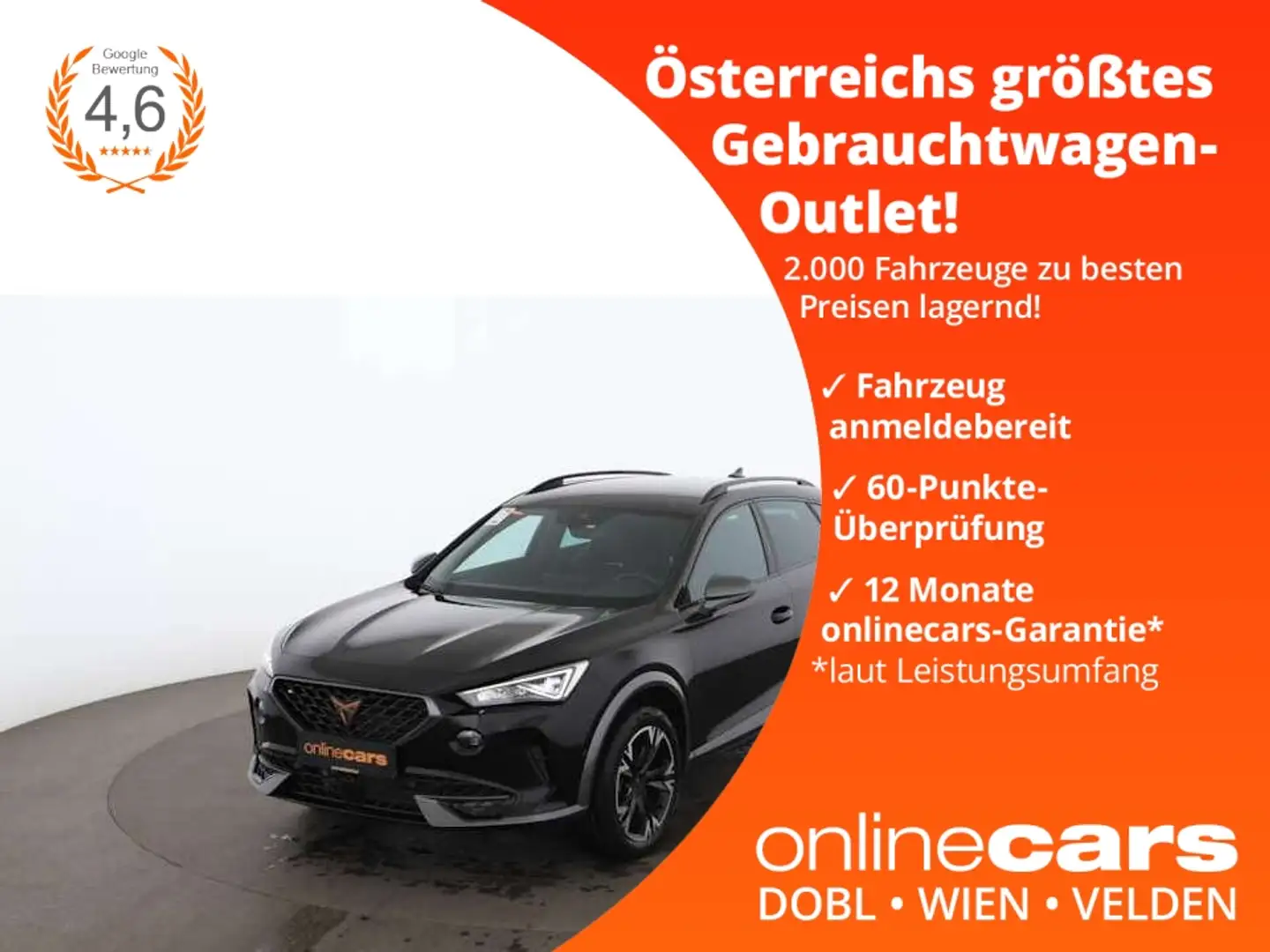 CUPRA Formentor 1.5 TSI LED RADAR NAVI LEDER SITZHZG Schwarz - 1
