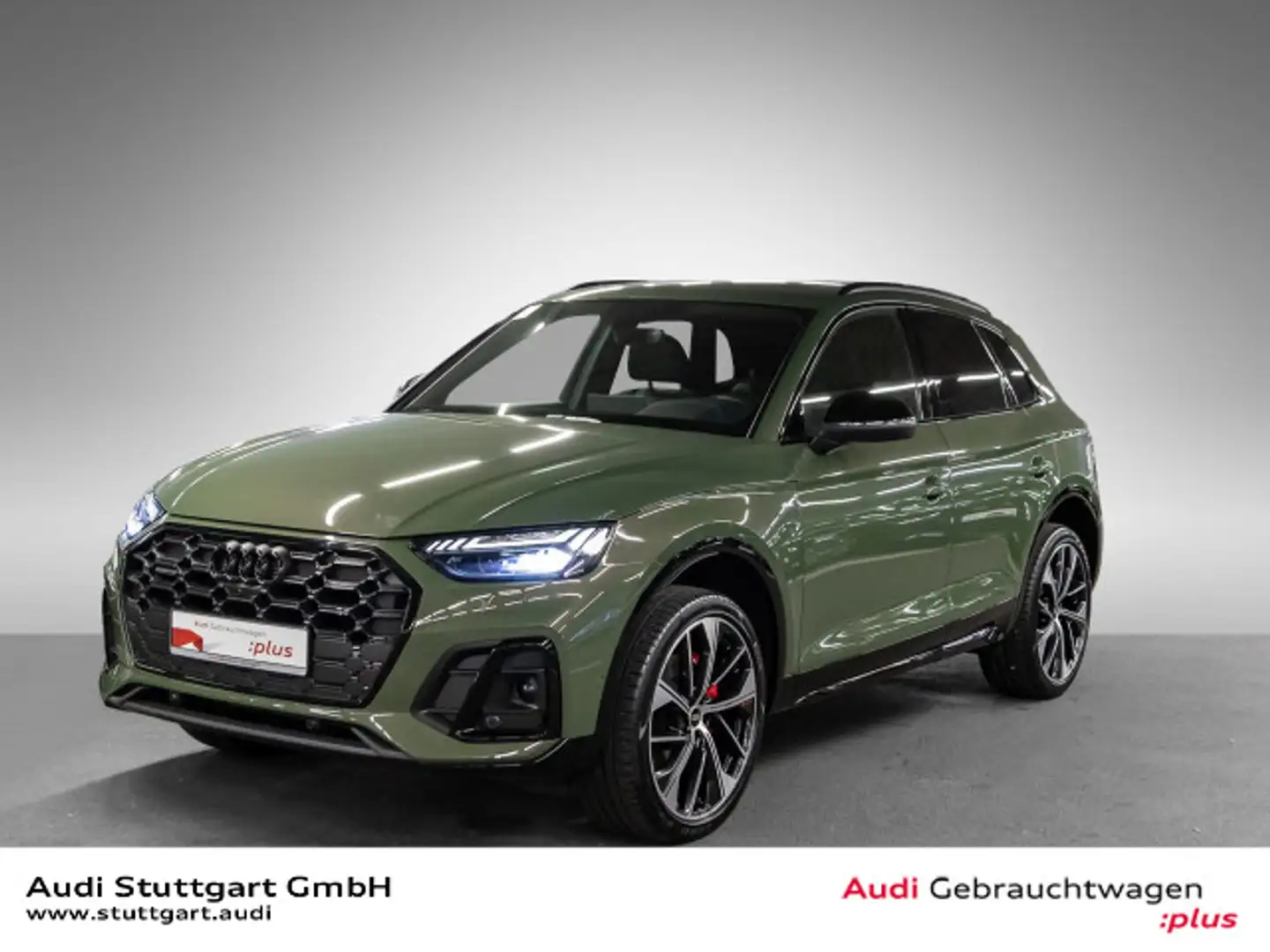 Audi Q5 40 TDI qu s line Competition Plus AHK Pano Grün - 1
