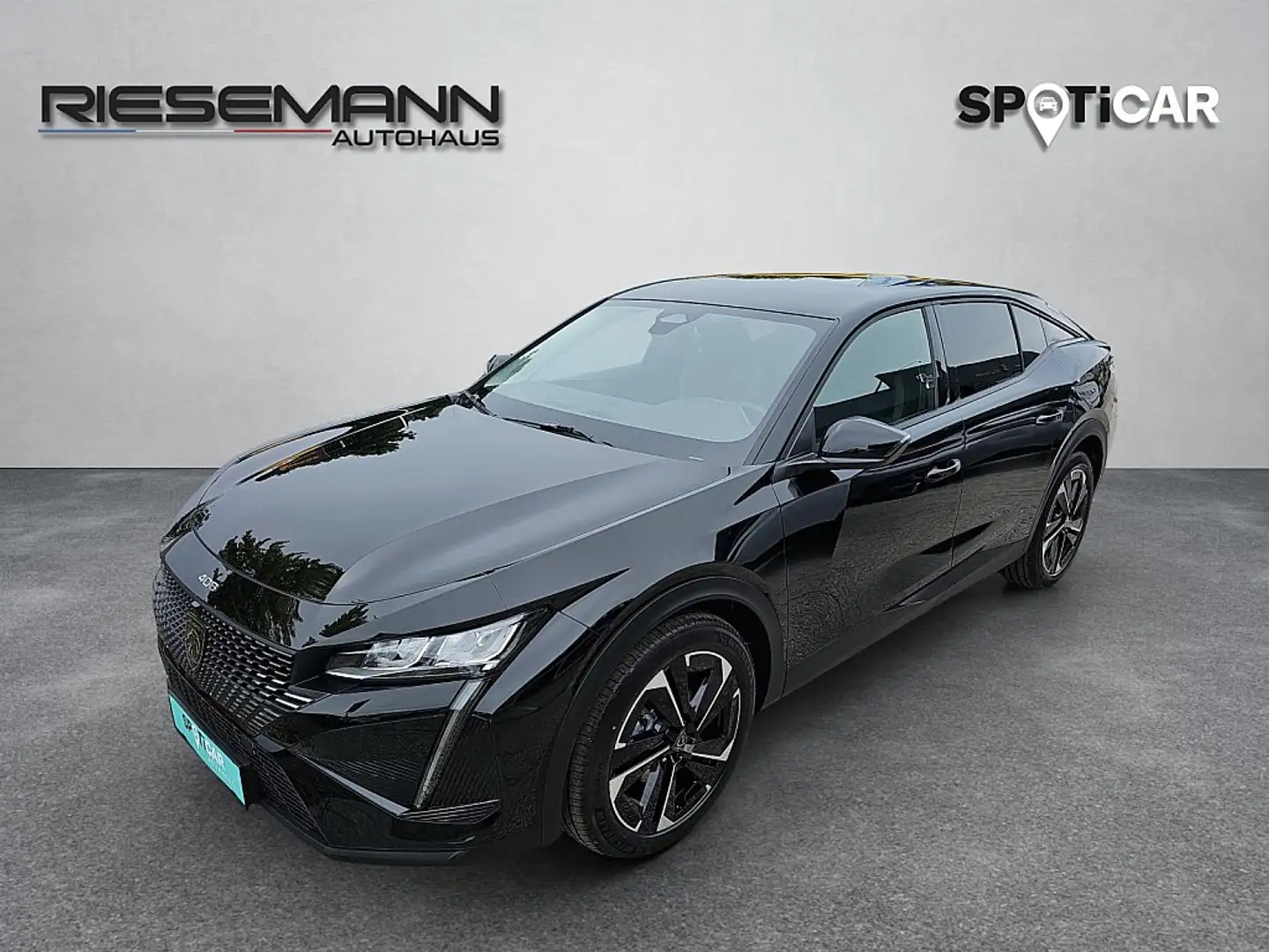 Peugeot 408 Hybrid 145 e-DCS6 Allure Schwarz - 1