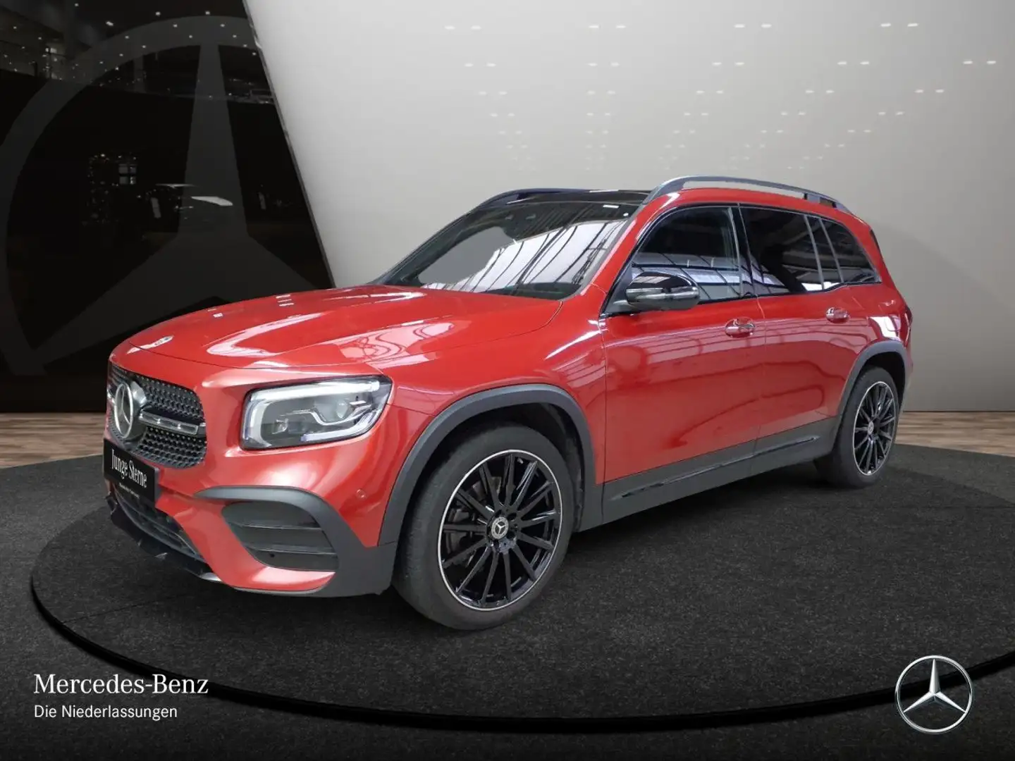 Mercedes-Benz GLB 250 4M AMG+NIGHT+PANO+360°+MULTIBEAM+HUD+8G Rot - 2