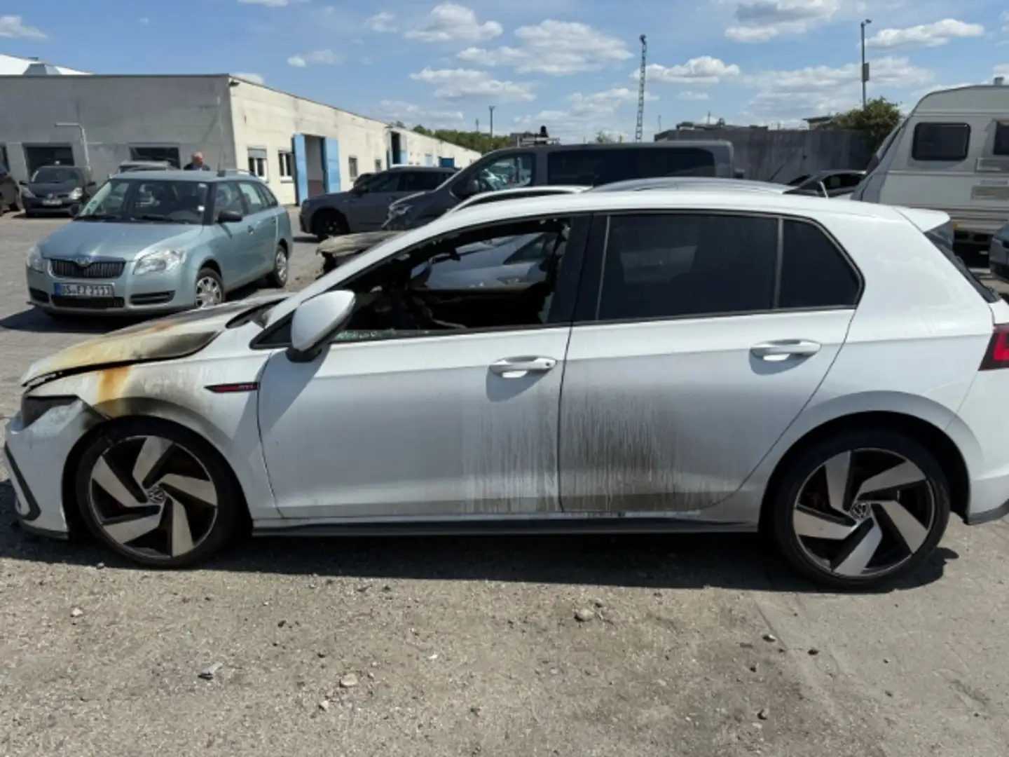 Volkswagen Golf VIII GTI 2.0 TSI EU6d Білий - 1