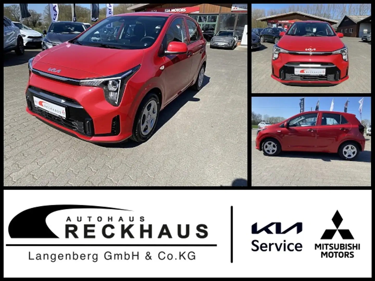 Kia Picanto PE2 1.0 MT EDITION 7 Klima Navi Rückfahrkamera Rouge - 1