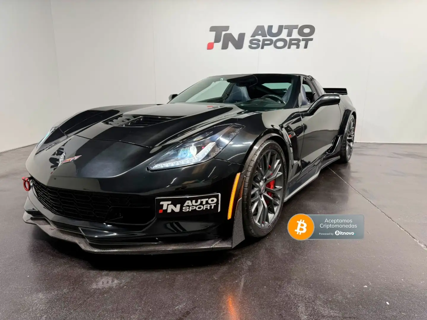 Chevrolet Corvette Descapotable Automático de 2 Puertas Negro - 1
