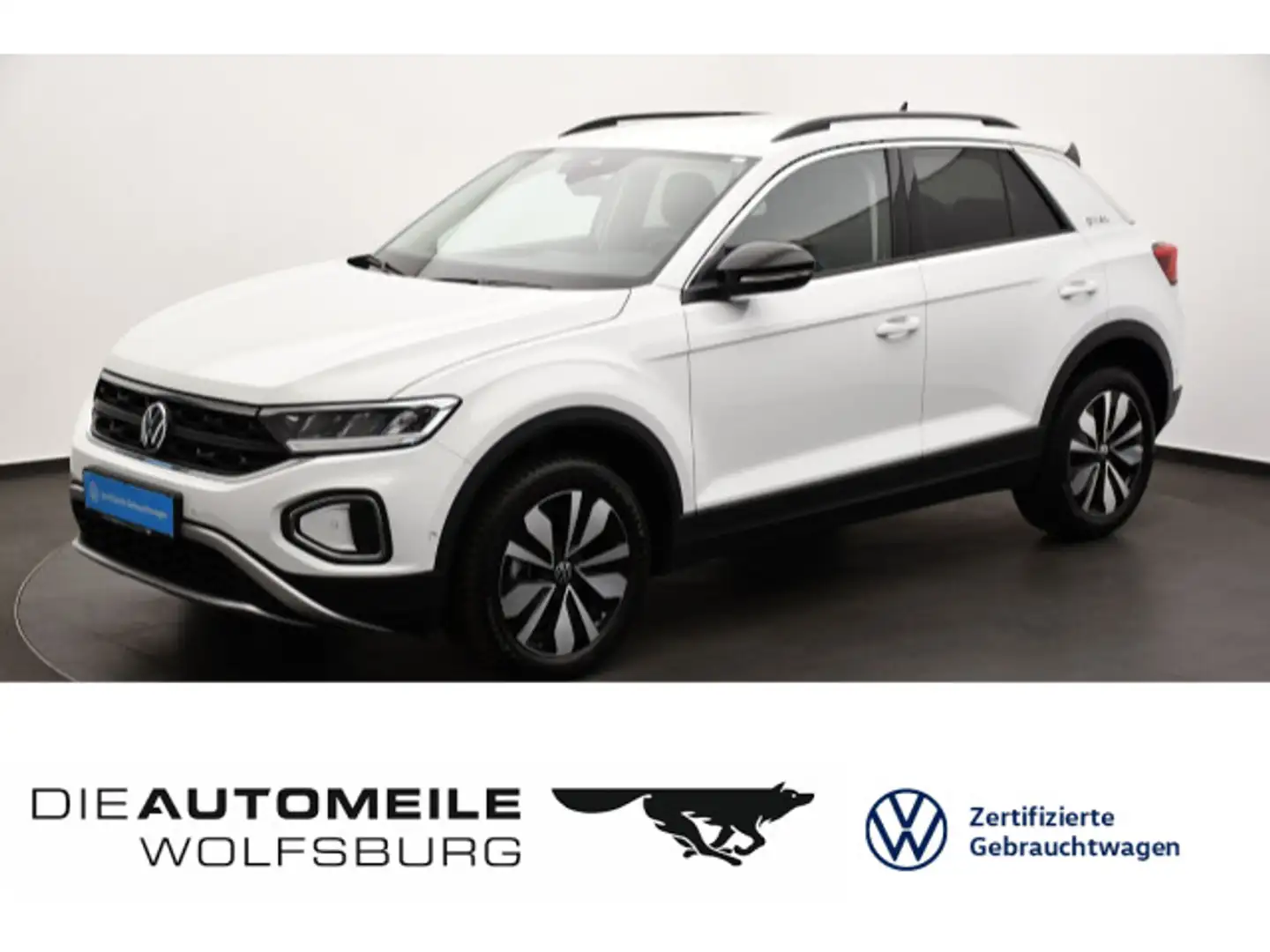 Volkswagen T-Roc Life 1.5 l TSI DSG GOAL LED/Rückkam/Multil Weiß - 1