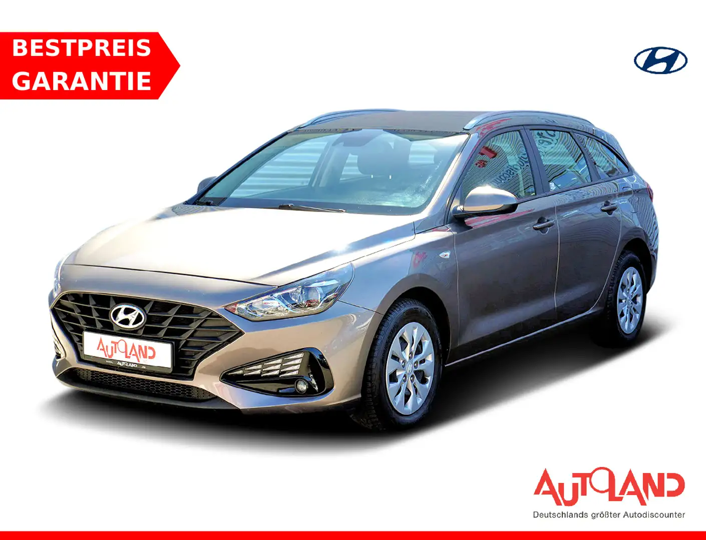 Hyundai i30 1.5 Klima Tempomat PDC USB Spurhalte Braun - 1