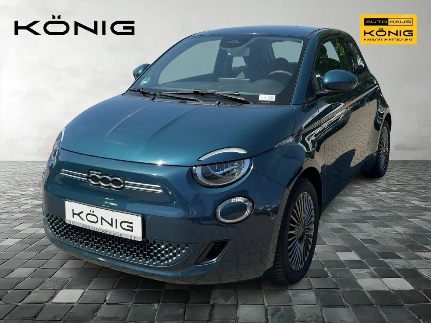 Fiat 500e Icon CCS Tempomat Klimaautomatik Carplay Grün - 1