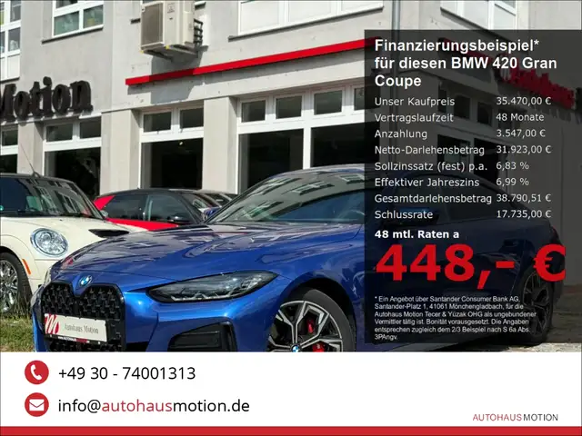 2023 BMW 4 Series in Blue for sale