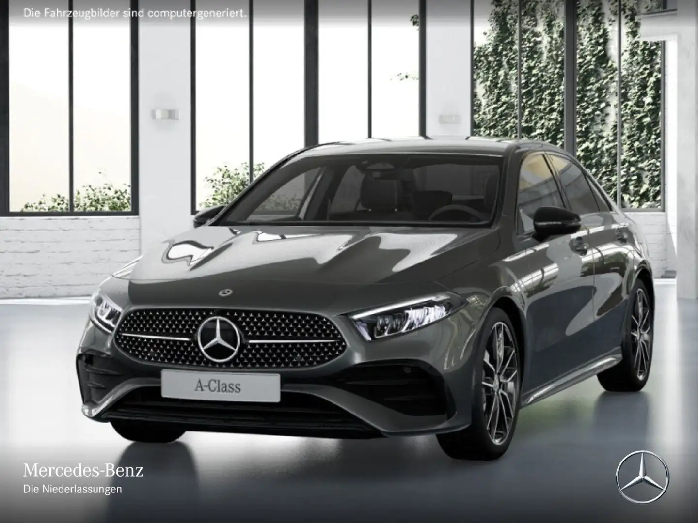 Mercedes-Benz A 180 Lim AMG+NIGHT+AHK+LED+KAMERA+7G Grijs - 2