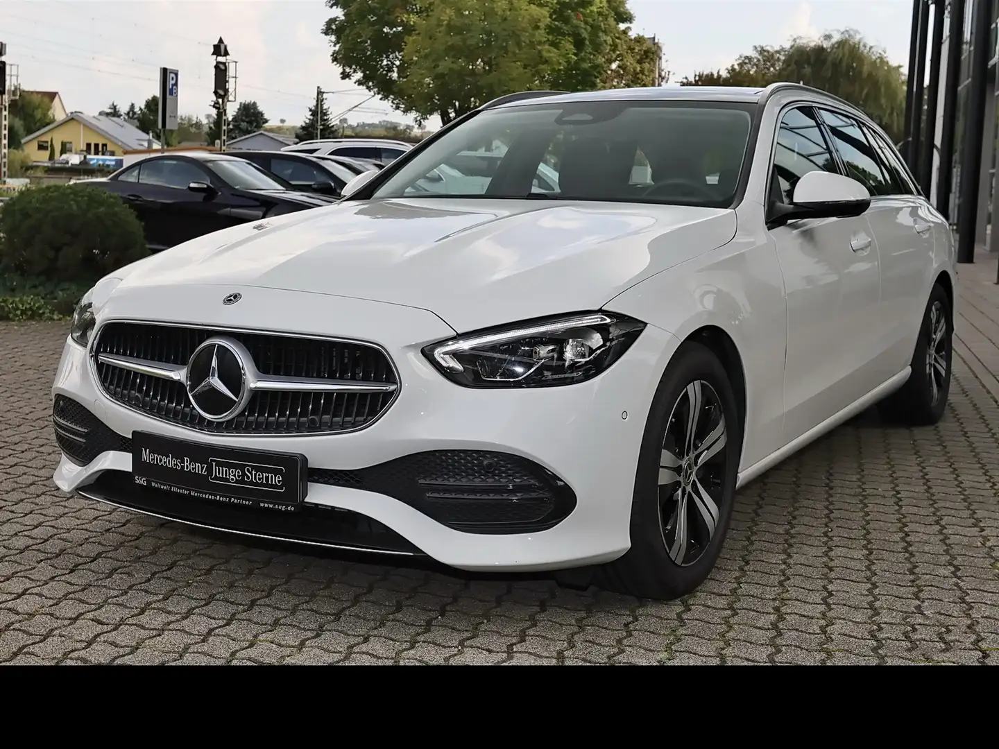 Mercedes-Benz C 200 d T PANORAMA+TOTWINKEL+KAMERA+CARPLAY+17" Weiß - 1