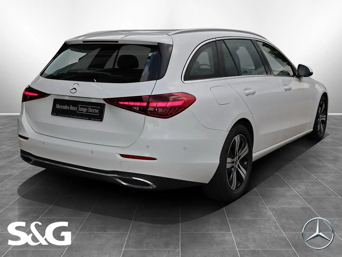 Mercedes-Benz C 200 d T PANORAMA+TOTWINKEL+KAMERA+CARPLAY+17" Weiß - 2