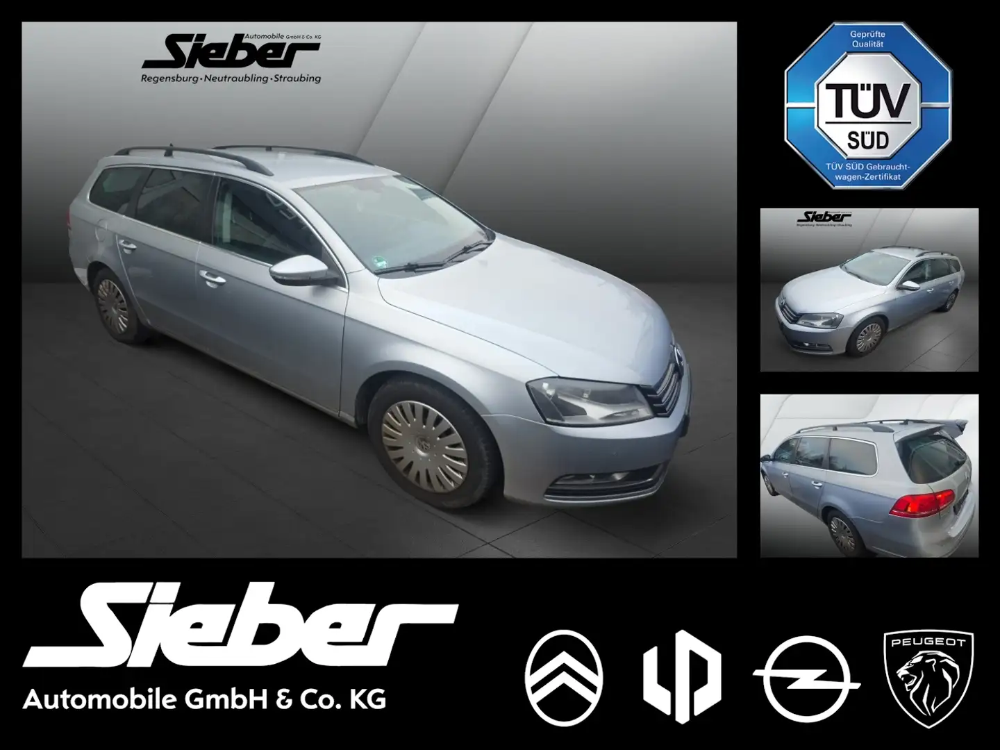 Volkswagen Passat Variant BlueMotion 2.0 TDI BMT Comfortline Silber - 1