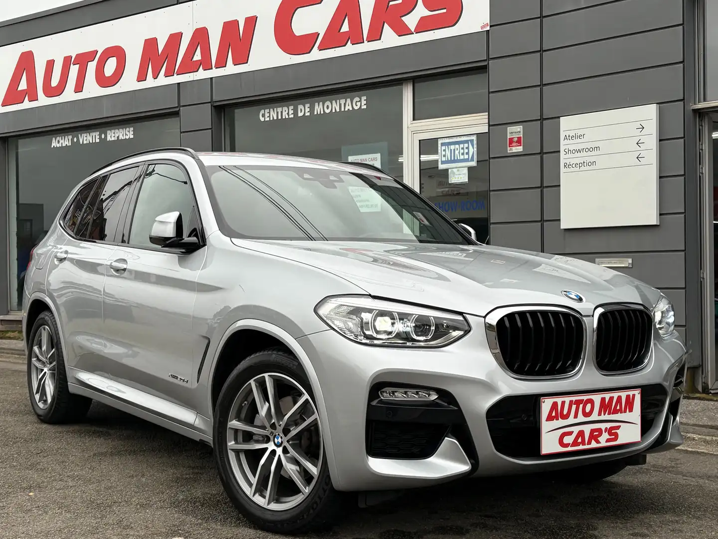 BMW X3 2.0 dA xDrive20 M pack SPORT exceptionnel GARANTI Gris - 1