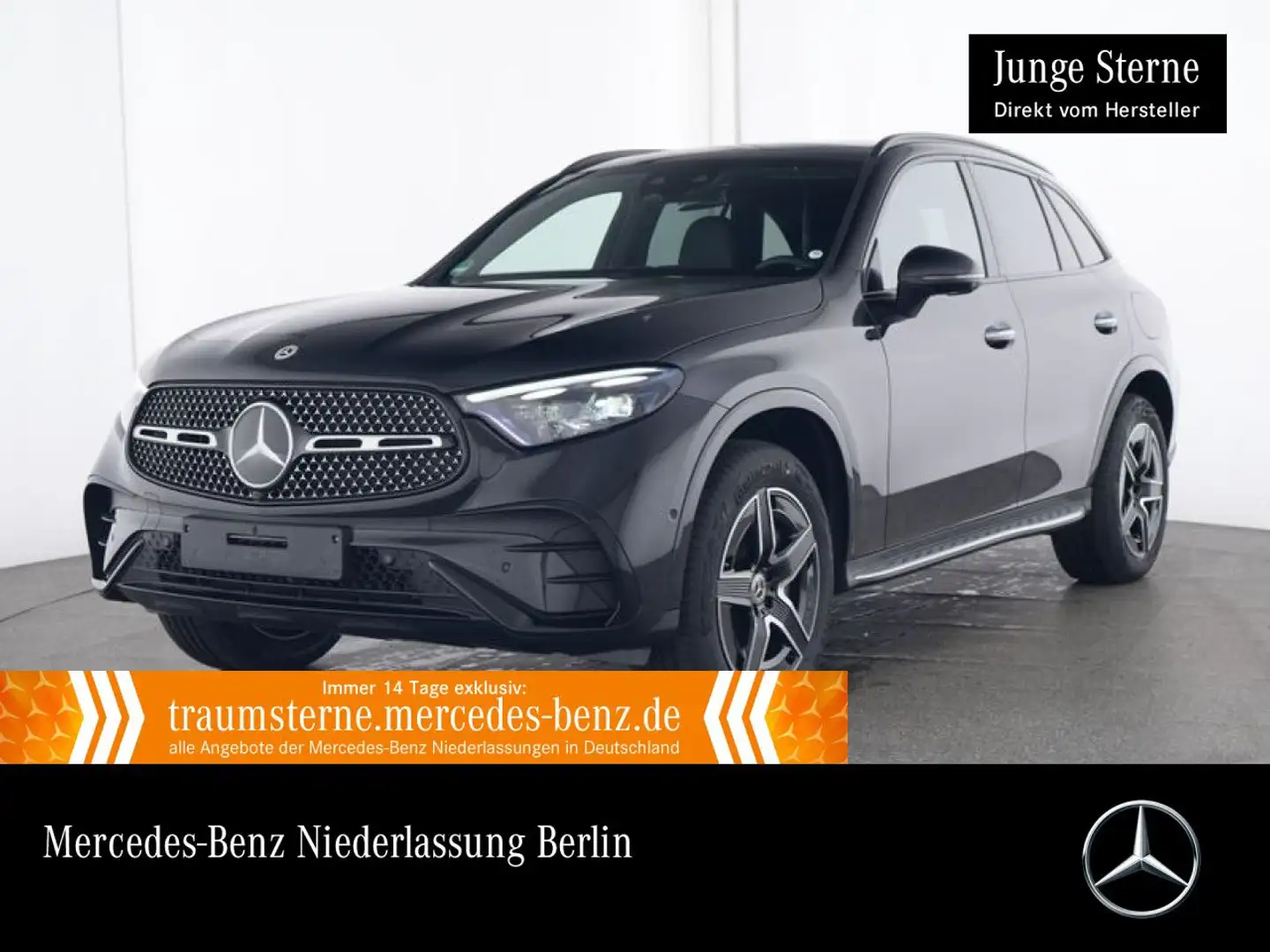 Mercedes-Benz GLC 400 e 4M AMG+NIGHT+PANO+360+AHK+BURMESTER+9G Negro - 1