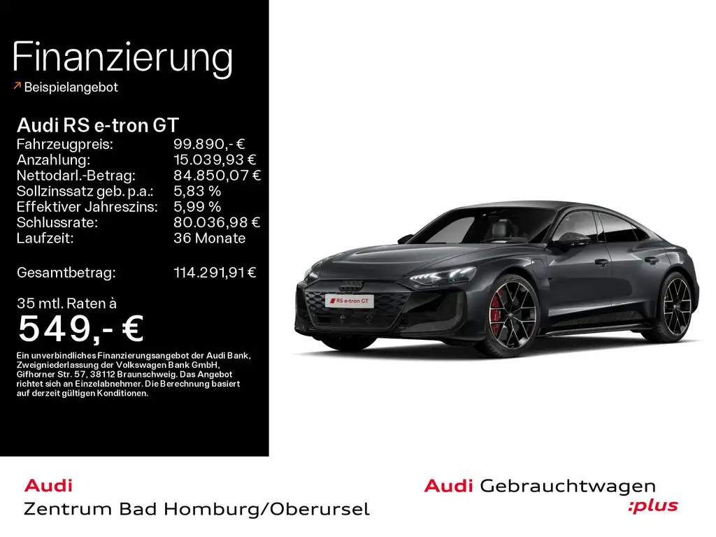 Audi RS e-tron GT 2024 из Европы — купить под ключ