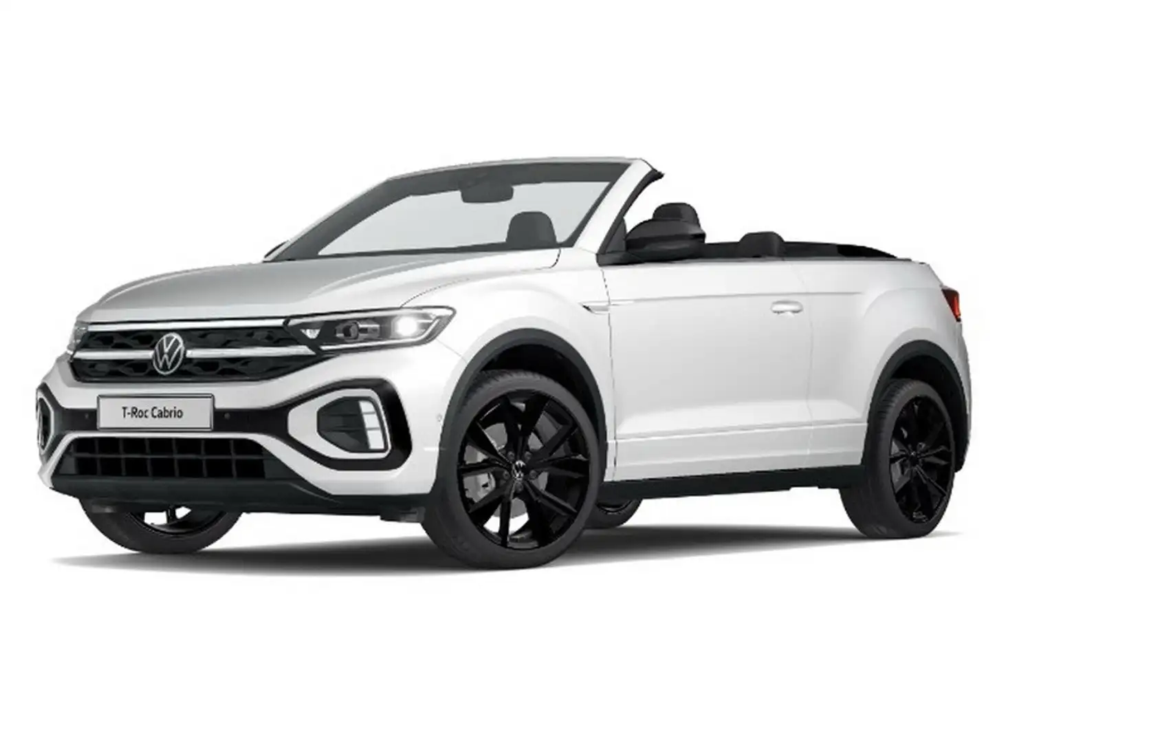 Volkswagen T-Roc Cabrio R-Line 1.5 TSI DSG Keyless+AHK+Navi Weiß - 2