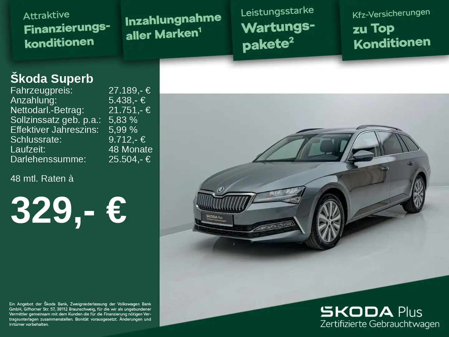 Skoda Superb Combi 1.4 TSI  iV Ambition DSG*Kessy*APP* Gris - 1