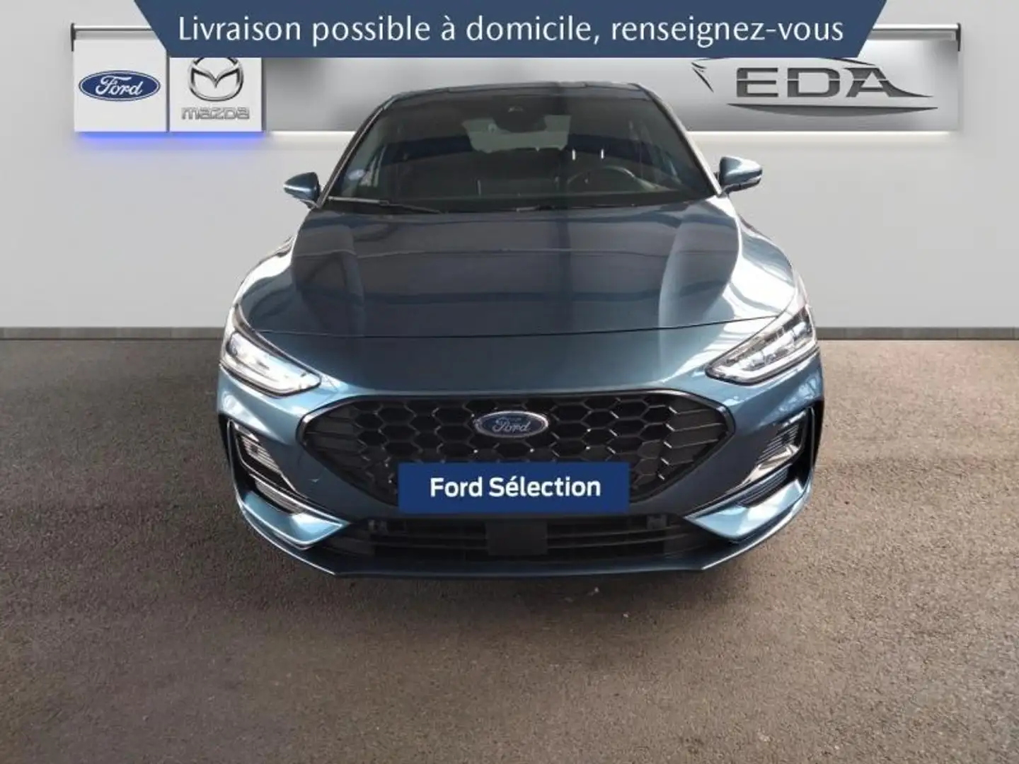 Ford Focus 1.0 Flexifuel mHEV 125ch ST-Line X Bleu - 2