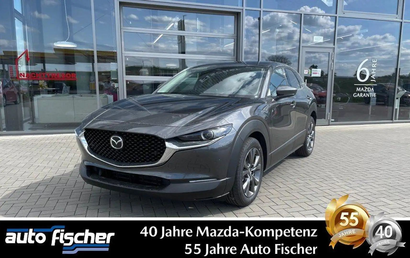Mazda CX-30 2.0 (186PS) Autom. Exclusive-Line SUNR Sit Grigio - 1