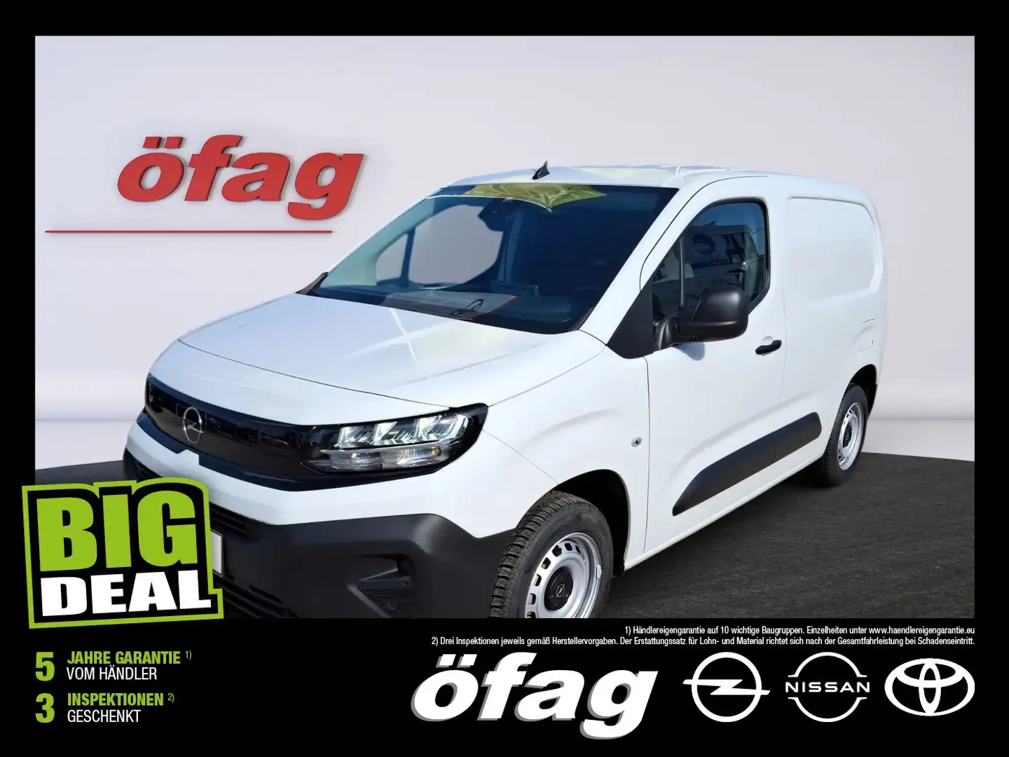 Opel Combo Kasten BlueHDi 100 S&S M Weiß - 1
