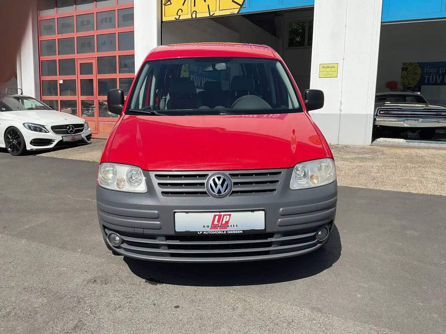Volkswagen Caddy Life 1.9 TDI Klima 2 Schiebetür TÜV Feb.26 Red - 2