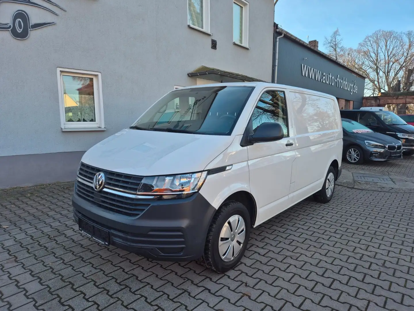 Volkswagen T6 Transporter T6.1 2.0 TDi,Kasten,Klima,3 Sitze,Ahk Blanc - 2