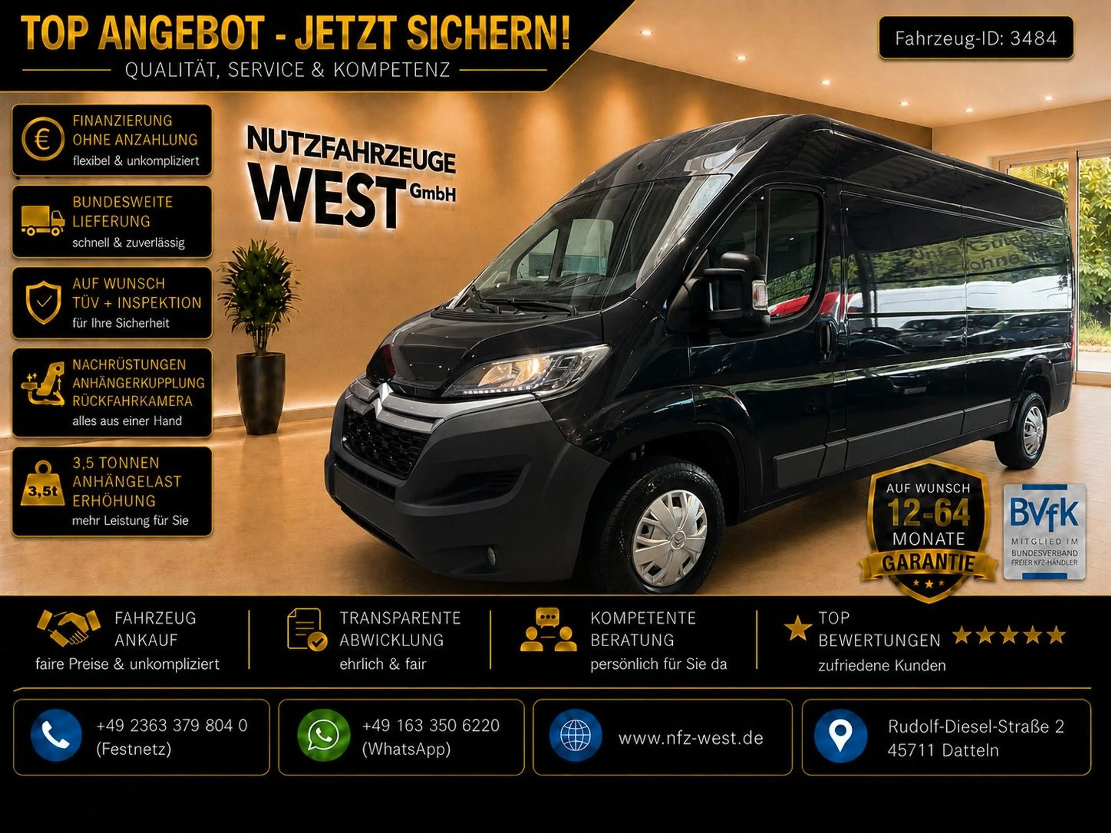 Citroen Jumper HDI Maxi Hoch+Lang*L3-H2*Garantie*163Ps-