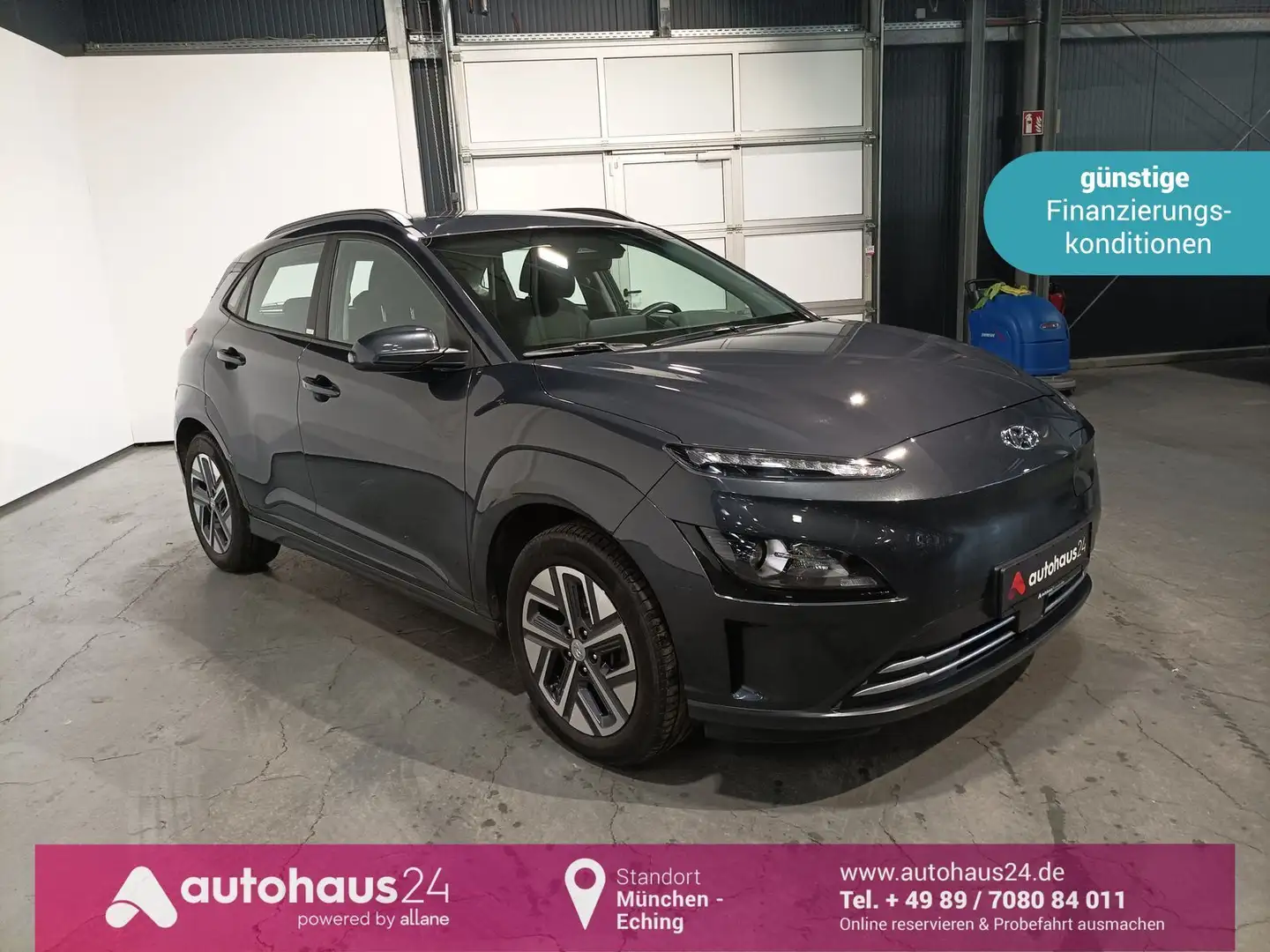 Hyundai Kona 39,2 Select ParkPilot|Sitzhz|Kamera|ACC Gris - 1
