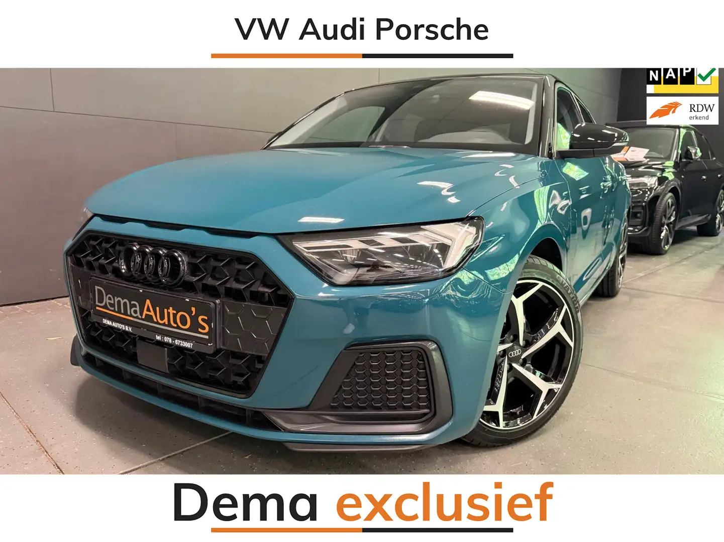 Audi A1 Sportback 35 TFSI Pro Line 150PK BLACK-LINE V-COCK Groen - 1