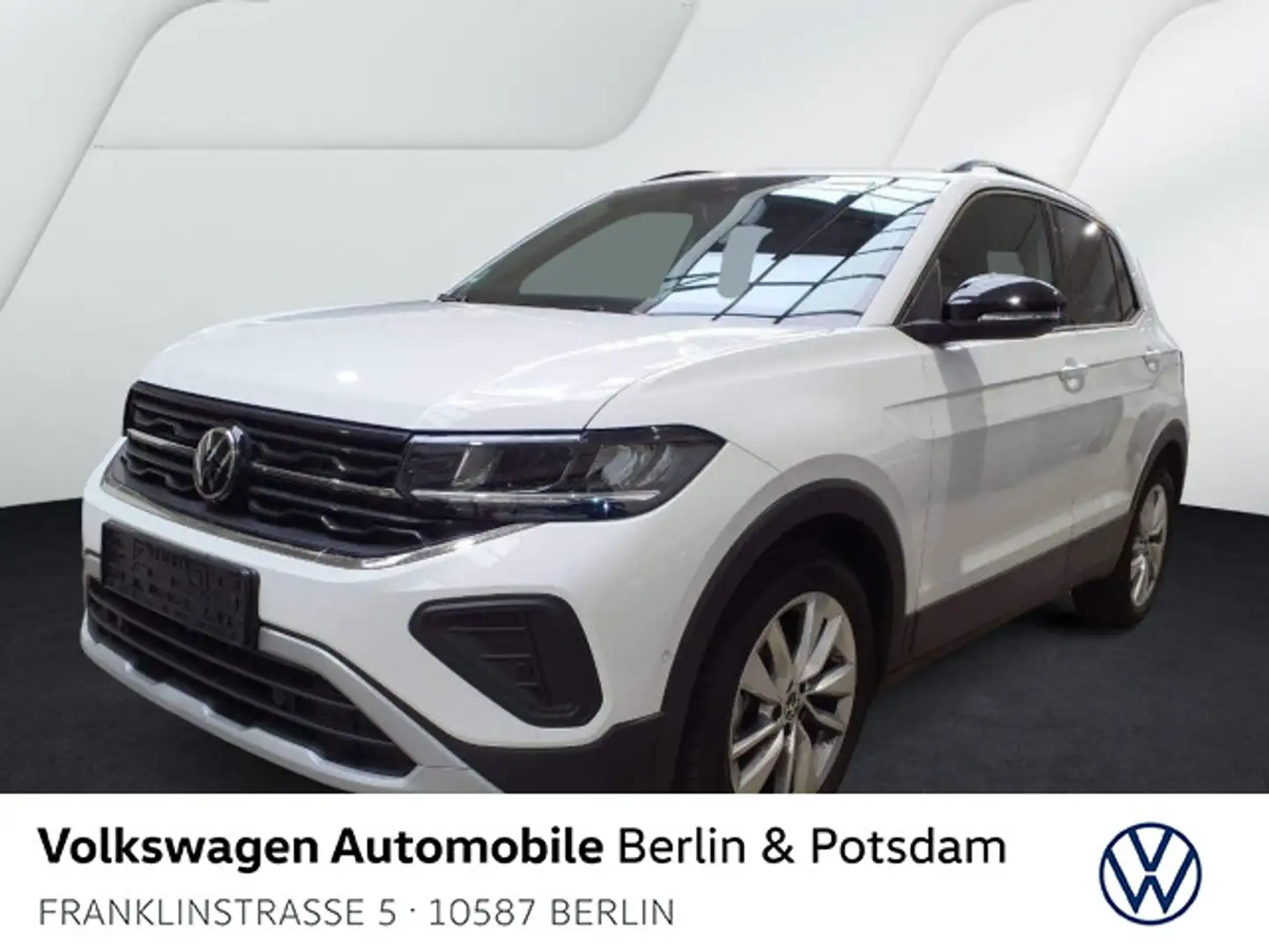 Volkswagen T-Cross 1.0 TSI Goal Navi LED AHK ParkAssist SHZ Weiß - 1