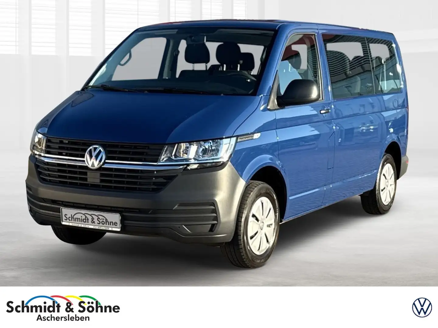 Volkswagen T6.1 Kombi 2.0 TDI 5-Gang 9 Sitze, DAB, Klima Fenster el. Blau - 1