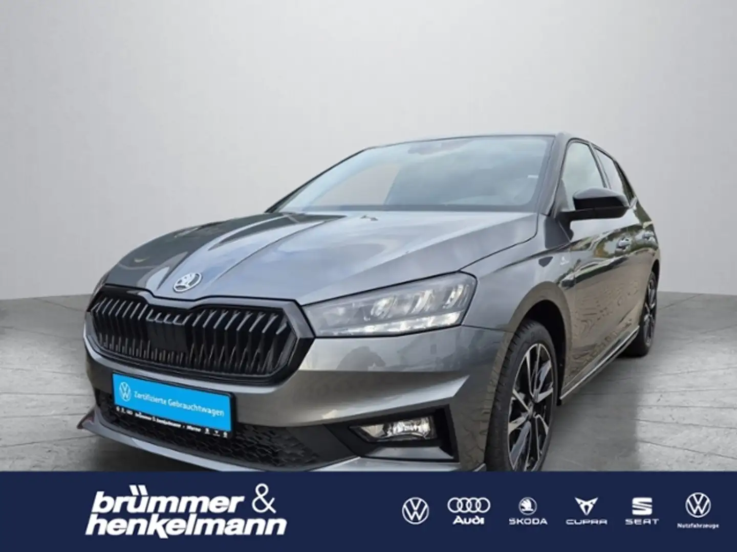 Skoda Fabia "Monte Carlo" 1.0 TSI DSG+17"ALU+CT+SUNSET+SHZ+DA Grau - 1