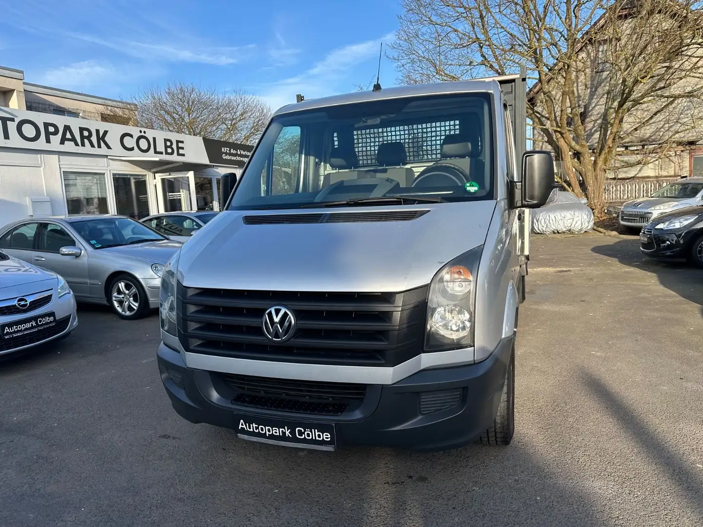 Volkswagen Crafter Pritsche 35 mittel L2*Tüv Neu*163 Ps* Silber - 1