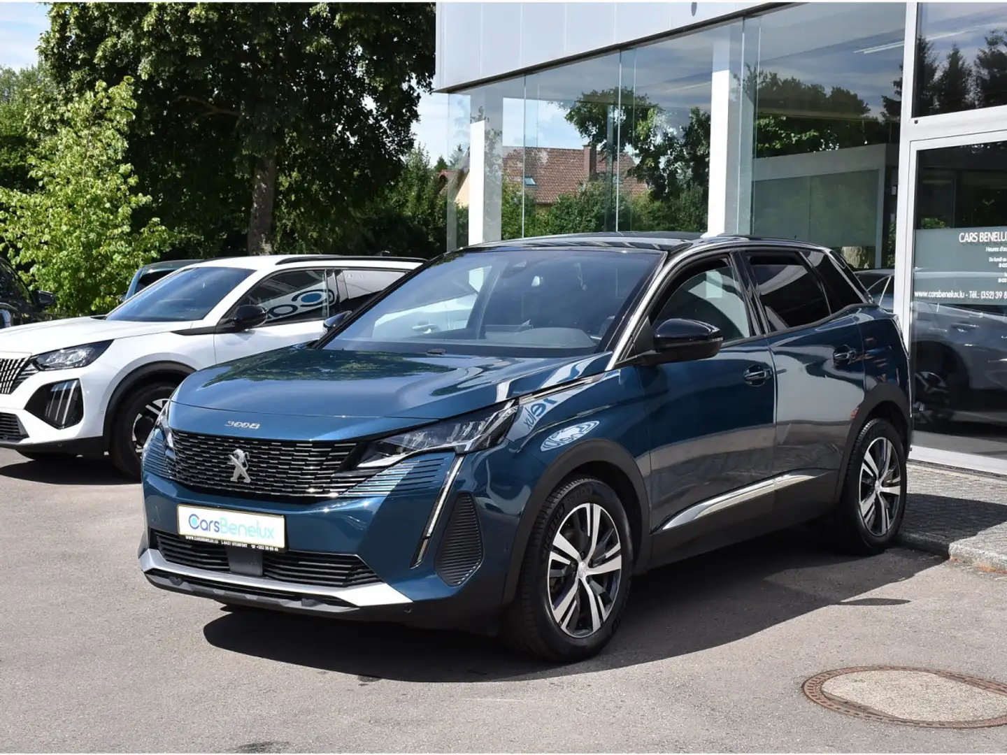 Peugeot 3008 1.2 PureTech Allure ACC LANE SIDE CAM HAYON EL 1°M Bleu - 2