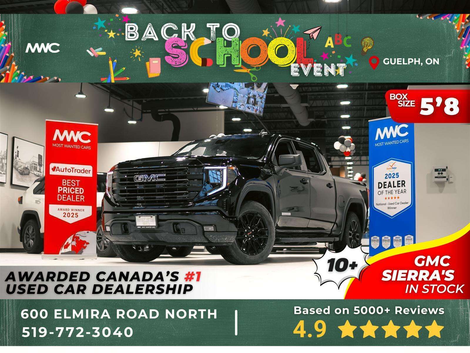2024 GMC Sierra 1500 ELEVATION CREW CAB | 4X4 | 5.3 V8 | PREF PKG |