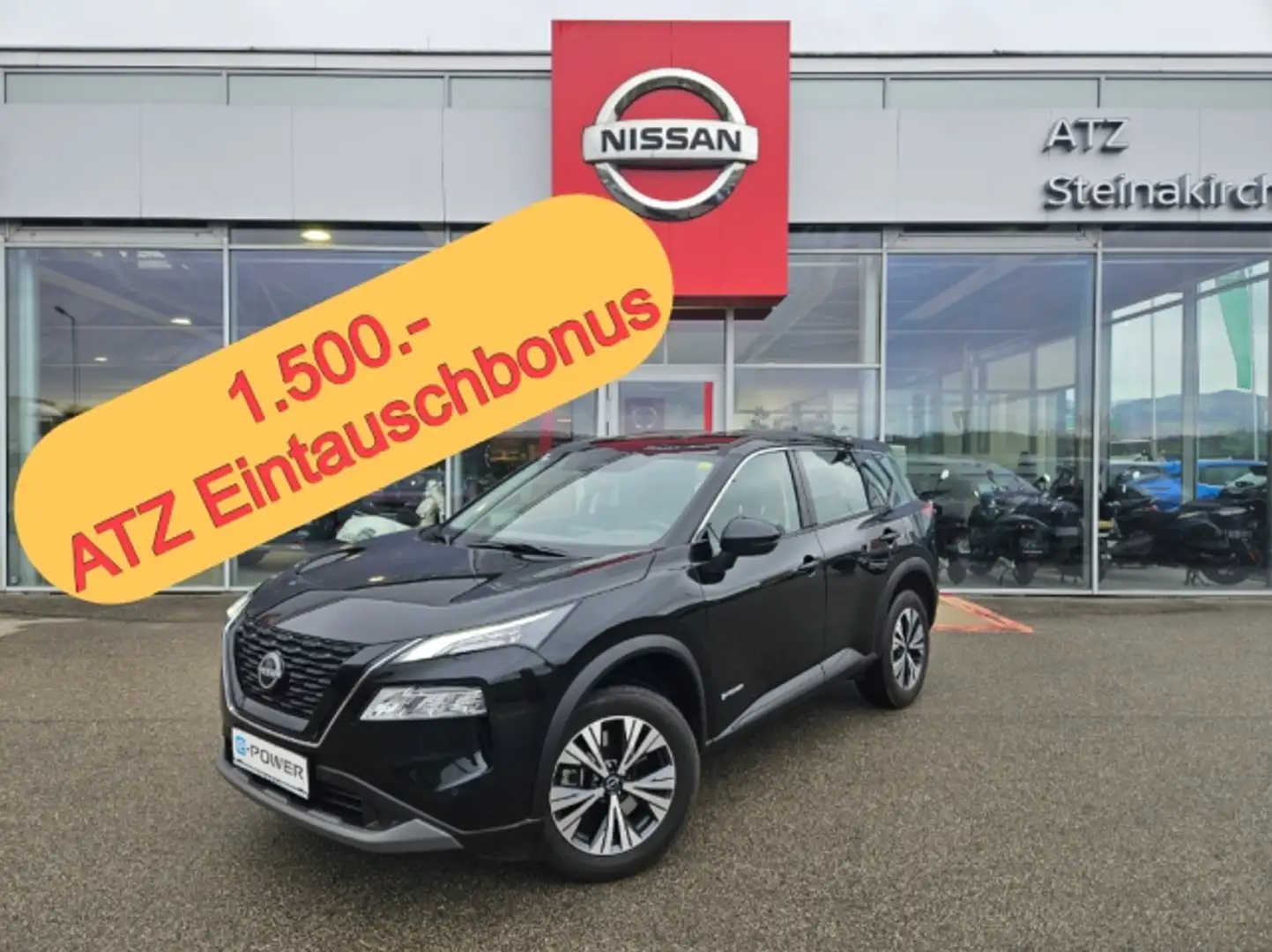 Nissan X-Trail 1,5 VC-T e-Power Acenta*1.500.- BONUS* Zwart - 1